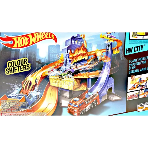 Hot Wheels Color Shifters Flame Fighter Playset - هوت ويلز - Image 4